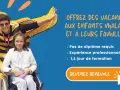 Une bénévole déguisée en abeille offre des vacances aux enfants malades. Pas d'obligations à respecter, juste de la joie à partager.
