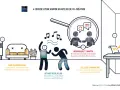 Illustration de 4 conseils pour animer un atelier de co-création : cadre, rythme, reformulation et collecte d'infos.