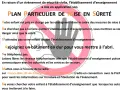 Alerte PPMS : instructions pour la sécurité. Ne cherchez pas votre enfant, rejoignez un bâtiment, n'appelez pas, écoutez la radio.