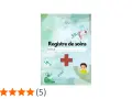 Registre de soins pour l'école, avec des icônes médicales et un enfant malade.
