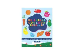 Un jeu de devinettes pour 3-5 ans avec des personnages colorés. Quelle couleur suis-je ?