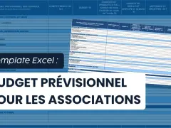 Budget prévisionnel pour associations, incluant les subventions, les contributions volontaires en nature et les dons.