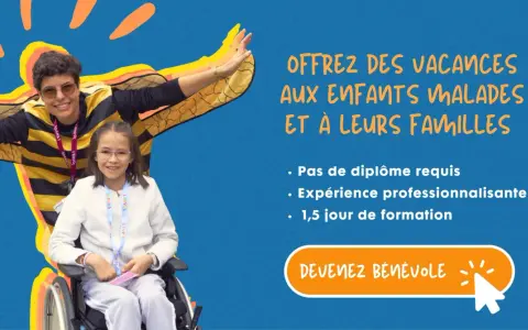 Une bénévole déguisée en abeille offre des vacances aux enfants malades. Pas d'obligations à respecter, juste de la joie à partager.