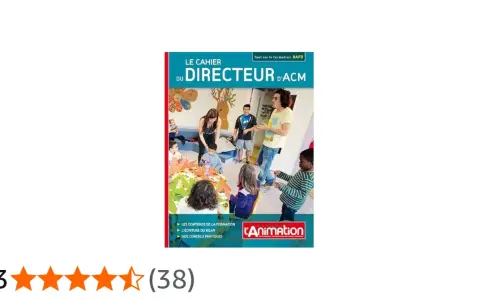 Couverture d'un cahier sur la formation BAFD, montrant un groupe d'adultes et d'enfants lors d'une activité.