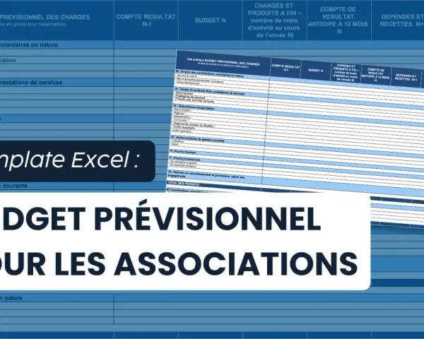 Budget prévisionnel pour associations, incluant les subventions, les contributions volontaires en nature et les dons.
