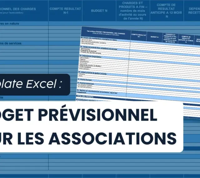 Budget prévisionnel pour associations, incluant les subventions, les contributions volontaires en nature et les dons.