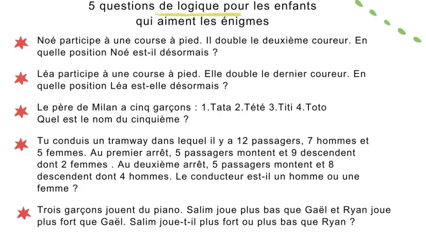 Devinette 8-10 ans avec réponse : 5 questions de logique pour enfants. Qui est le conducteur du tramway ?